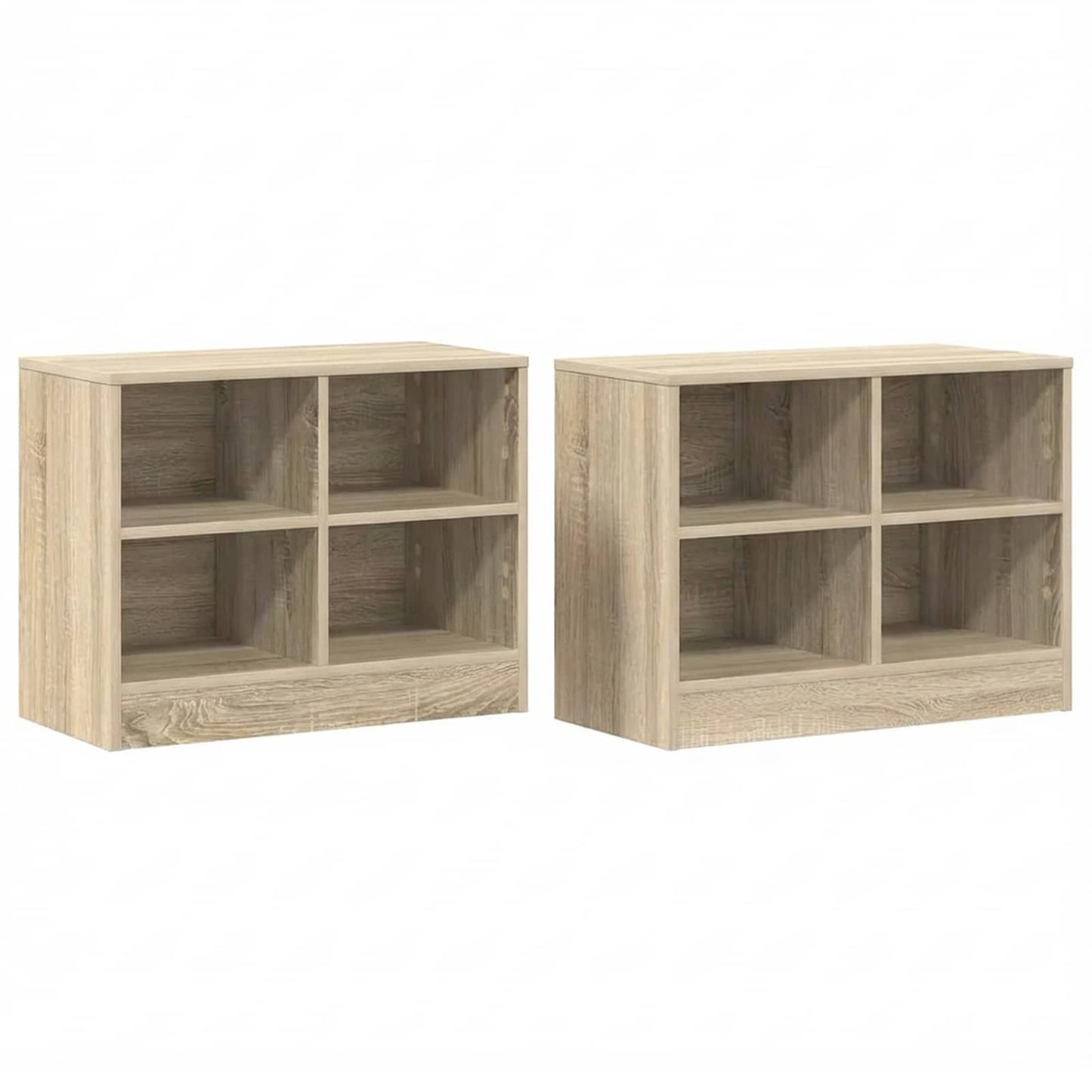 Zásuvka Pod Postel S Policí 2 Pcs Dub Sonoma 66 X 33 X 48 Cm