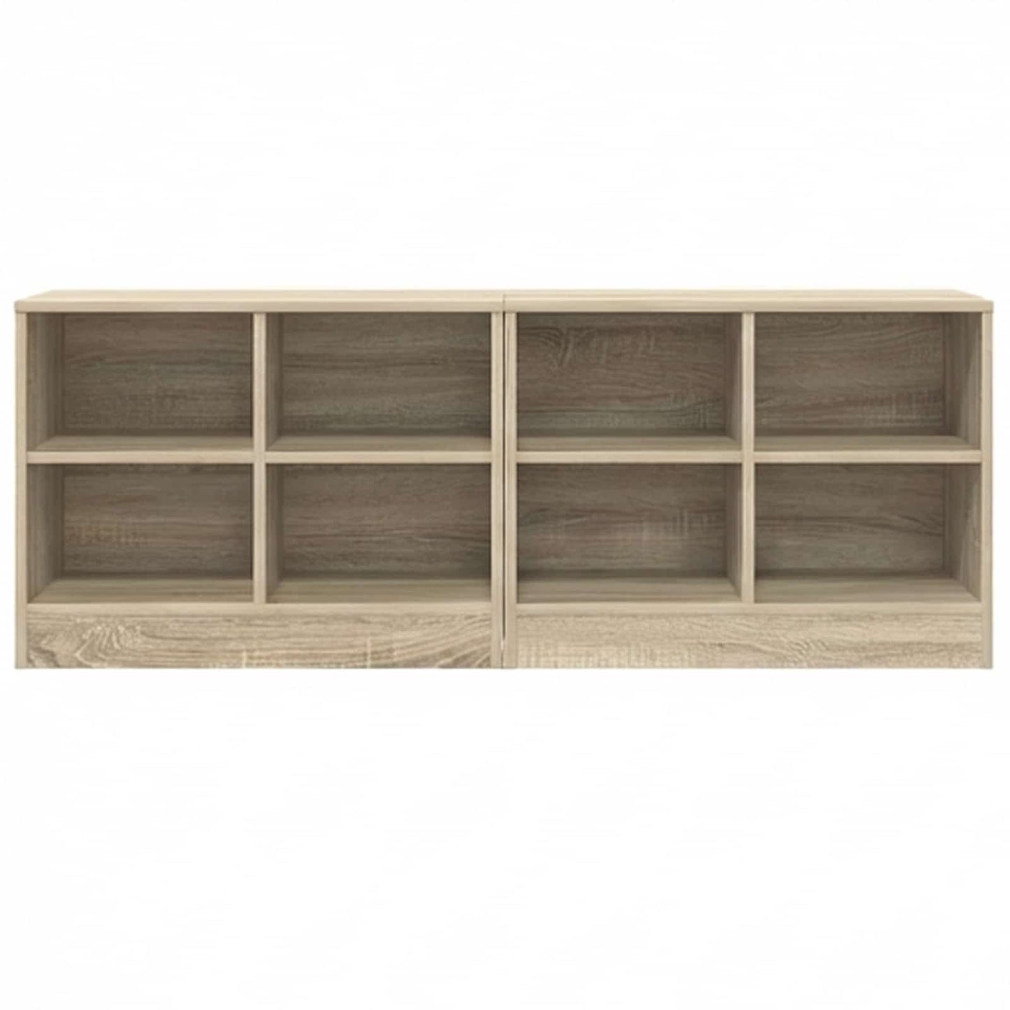Zásuvka Pod Postel S Policí 2 Pcs Dub Sonoma 66 X 33 X 48 Cm