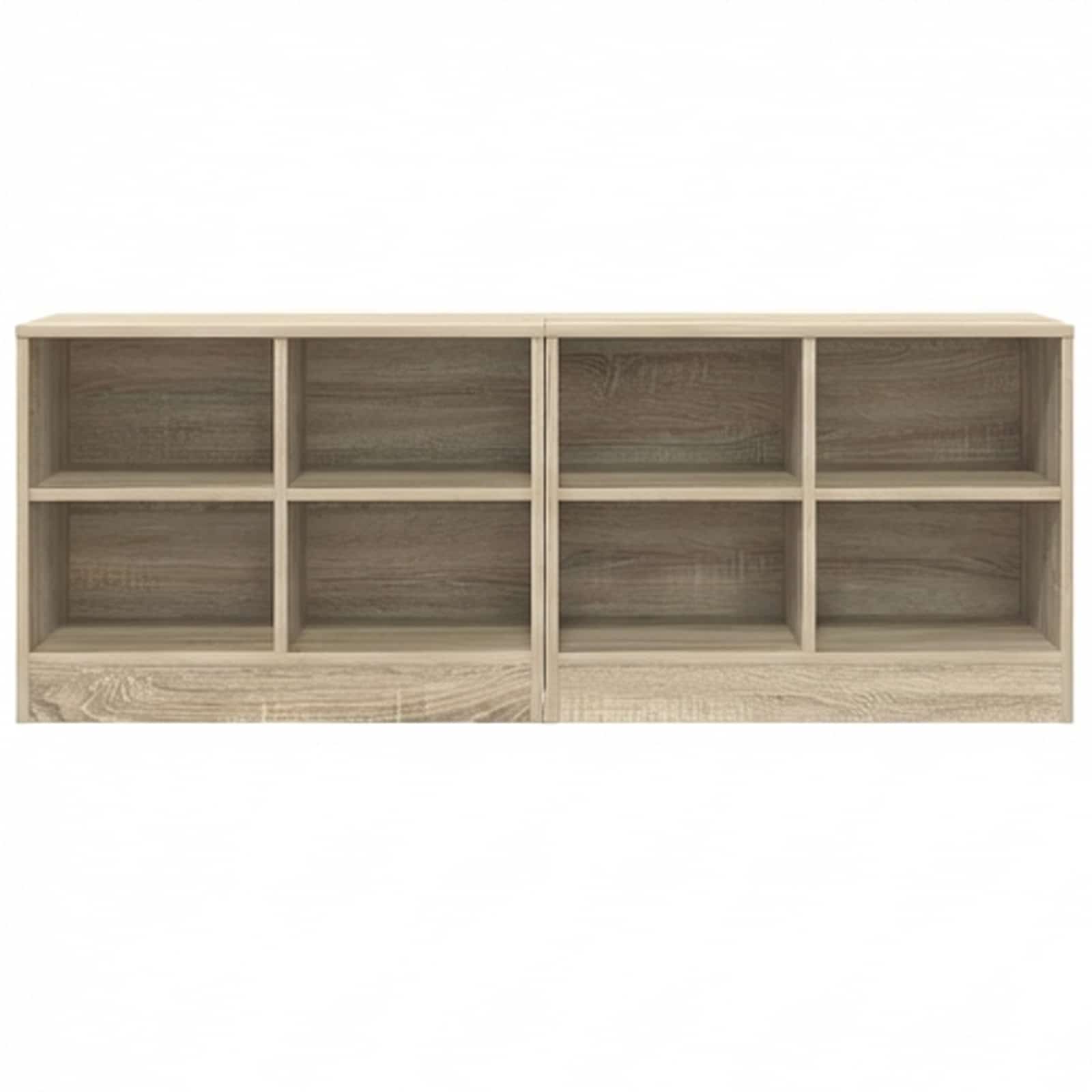 Zásuvka Pod Postel S Policí 2 Pcs Dub Sonoma 66 X 33 X 48 Cm