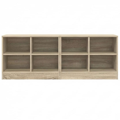 Zásuvka Pod Postel S Policí 2 Pcs Dub Sonoma 66 X 33 X 48 Cm