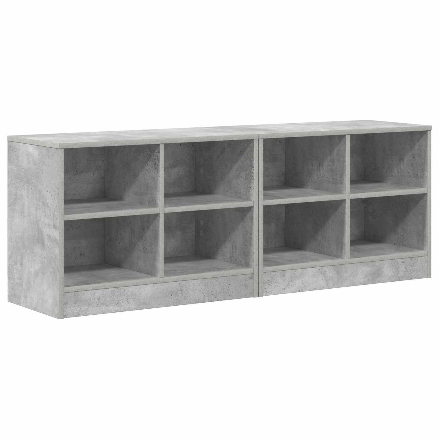 Zásuvka Pod Postel S Policí 2 Pcs Betonově Šedá 66 X 33 X 48 Cm