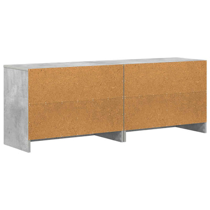 Zásuvka Pod Postel S Policí 2 Pcs Betonově Šedá 66 X 33 X 48 Cm