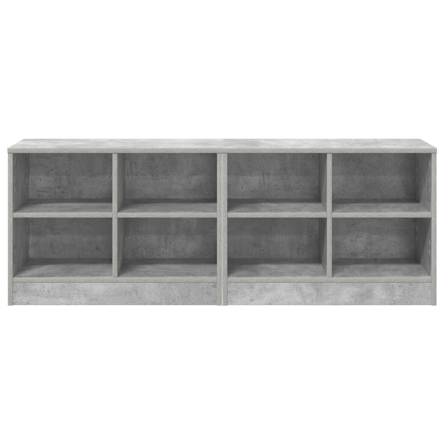 Zásuvka Pod Postel S Policí 2 Pcs Betonově Šedá 66 X 33 X 48 Cm