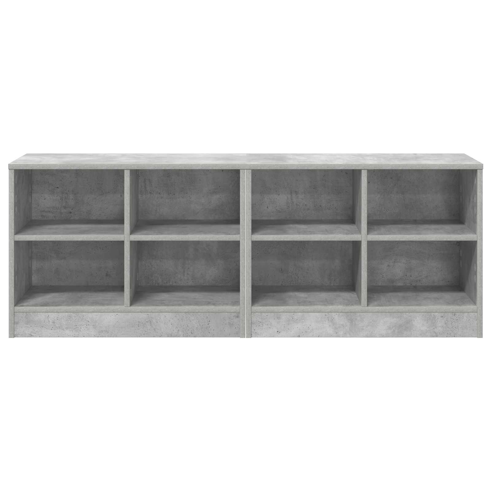 Zásuvka Pod Postel S Policí 2 Pcs Betonově Šedá 66 X 33 X 48 Cm