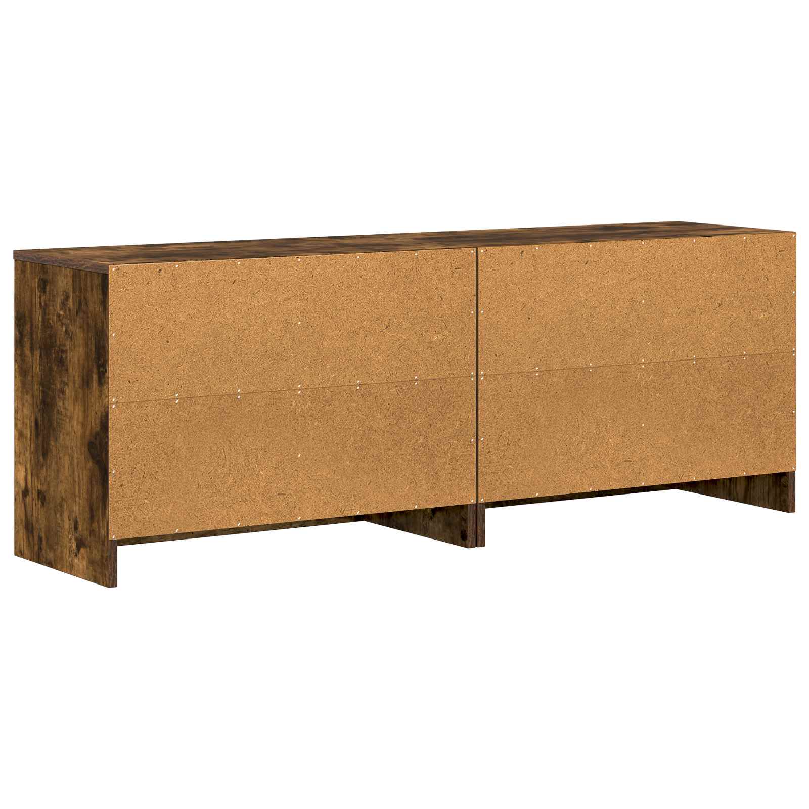 Zásuvka Pod Postel S Policí 2 Pcs Kouřový Dub 66 X 33 X 48 Cm