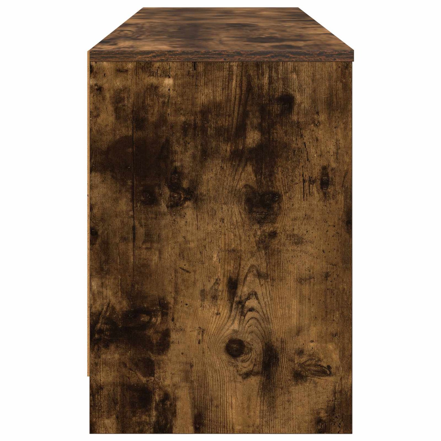 Zásuvka Pod Postel S Policí 2 Pcs Kouřový Dub 66 X 33 X 48 Cm