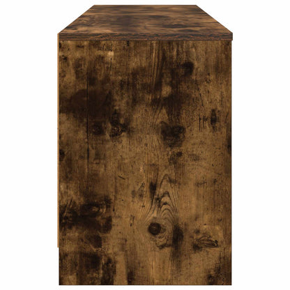 Zásuvka Pod Postel S Policí 2 Pcs Kouřový Dub 66 X 33 X 48 Cm