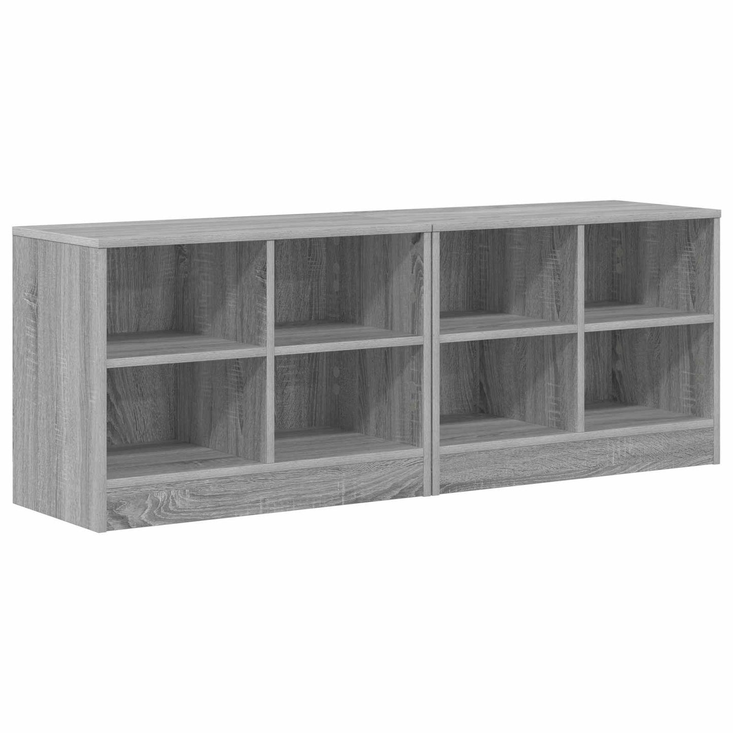 Zásuvka Pod Postel S Policí 2 Pcs Šedý Sonoma 66 X 33 X 48 Cm