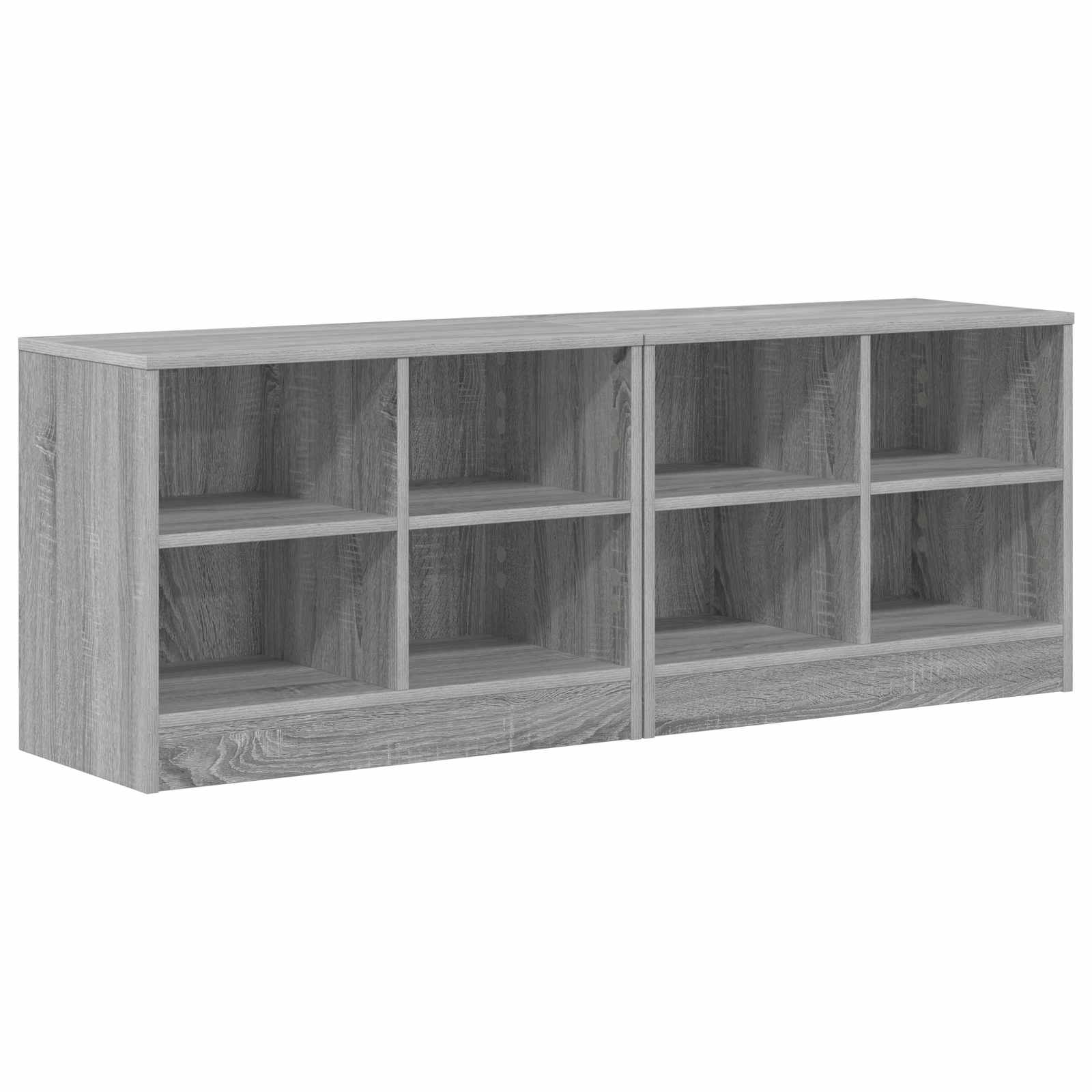 Zásuvka Pod Postel S Policí 2 Pcs Šedý Sonoma 66 X 33 X 48 Cm