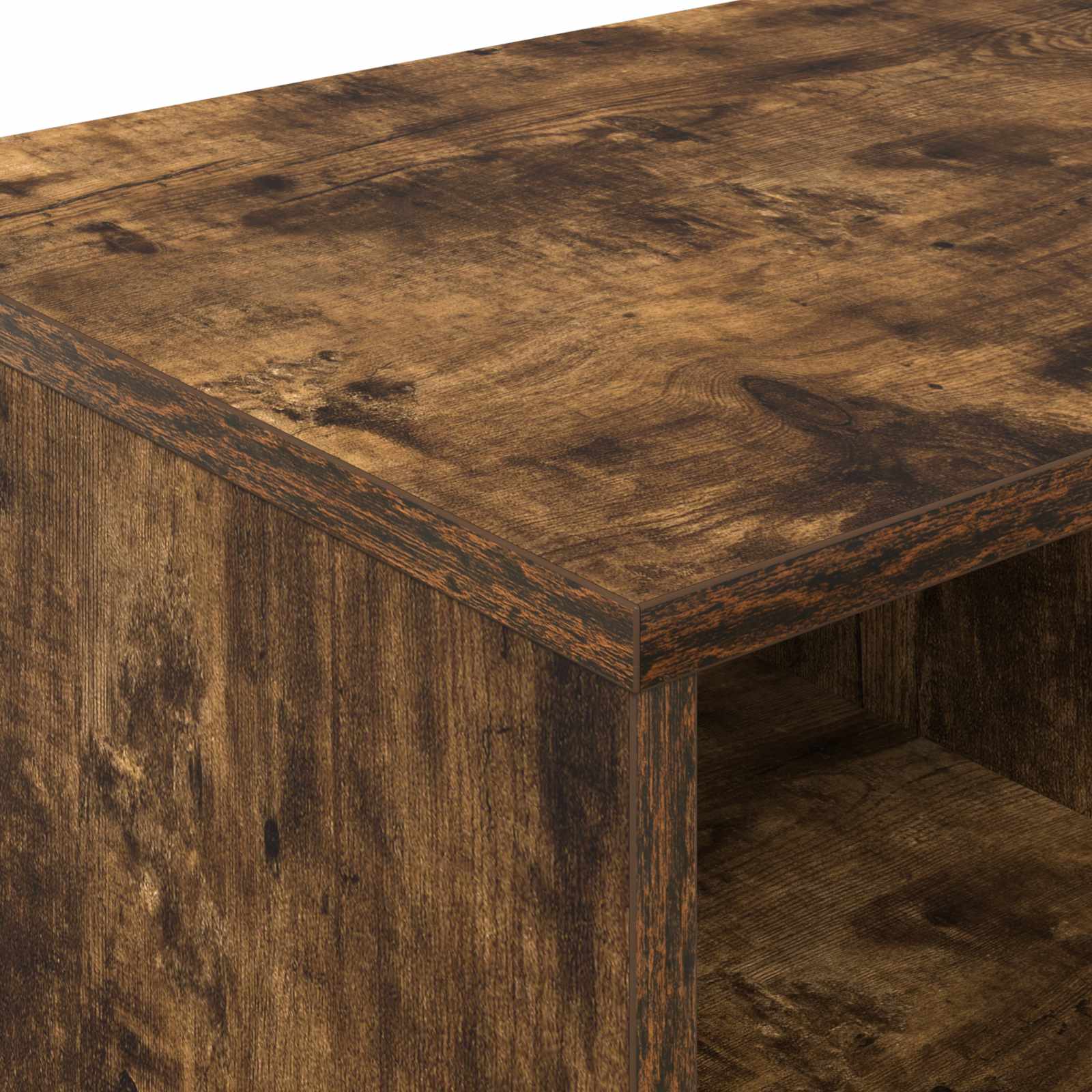 Zásuvka Pod Postel S Policí 2 Pcs Staré Dřevo 66 X 33 X 48 Cm