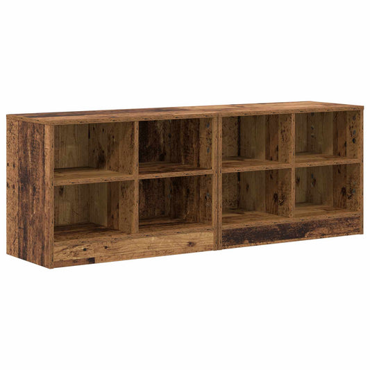 Zásuvka Pod Postel S Policí 2 Pcs Staré Dřevo 66 X 33 X 48 Cm