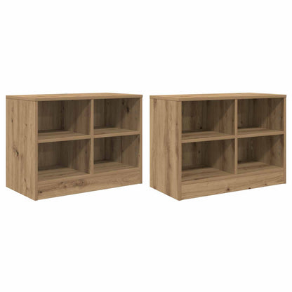 Zásuvka Pod Postel S Policí 2 Ks Dub Artisan 66 X 33 X 48 Cm