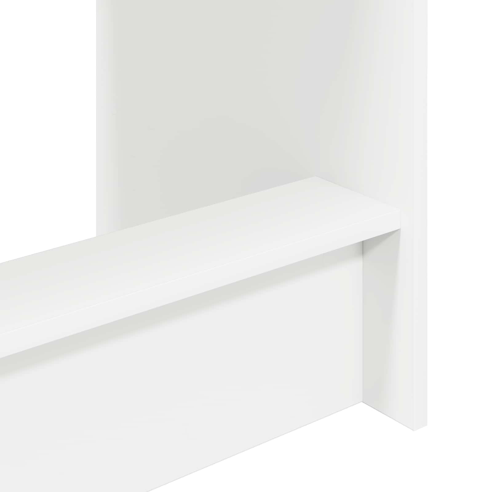 Postelový Stůl Bílá Kompozitní Dřevo 100 X 45 X 75 Cm