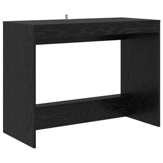 Postelový Stůl Černý Dub Kompozitní Dřevo 100 X 45 X 75 Cm