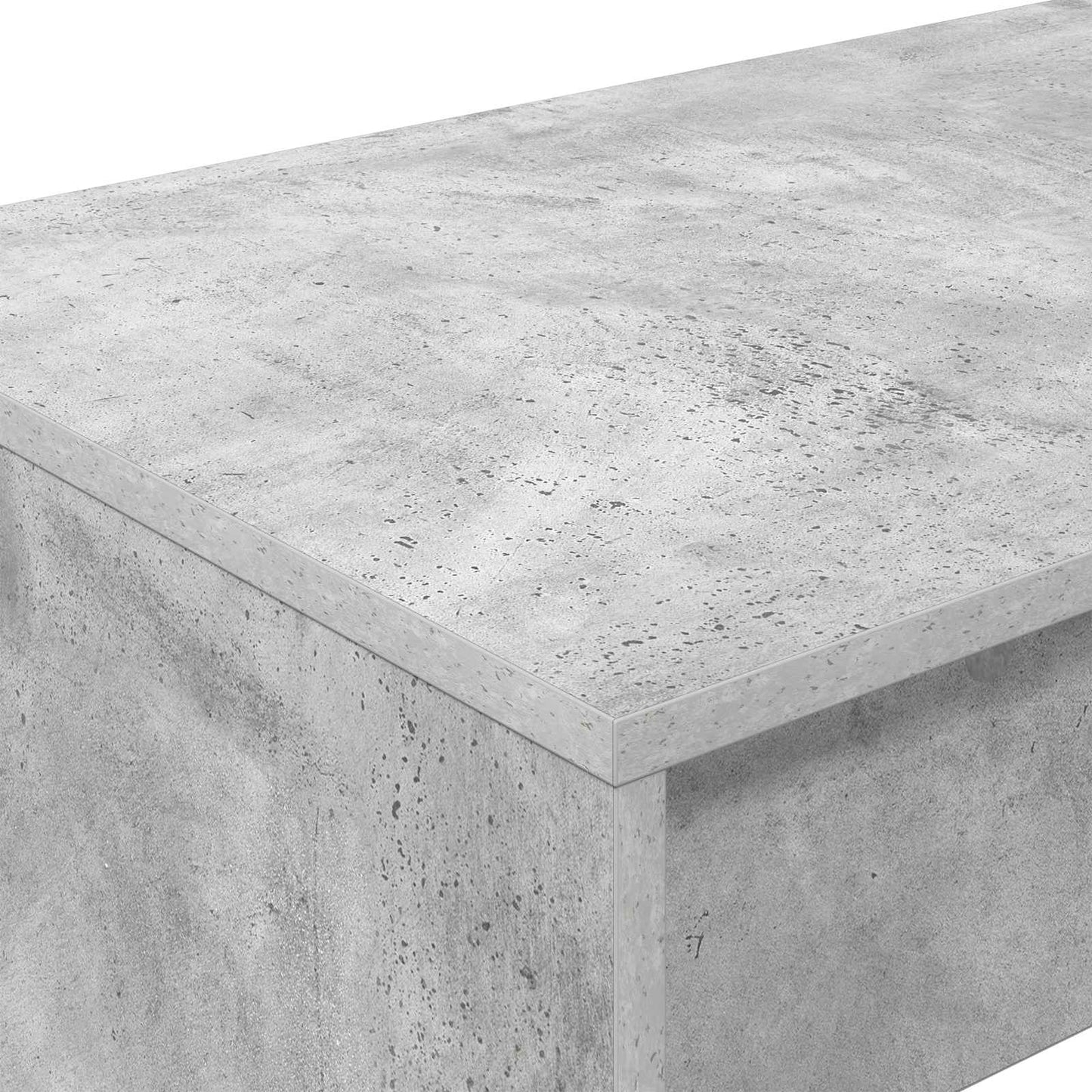 Postelový Stůl Betonově Šedá Kompozitní Dřevo 100 X 45 X 75 Cm