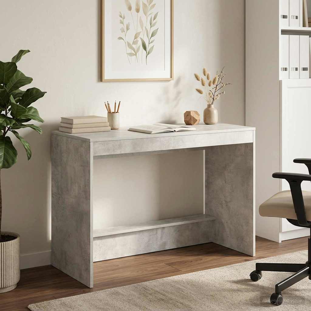 Postelový Stůl Betonově Šedá Kompozitní Dřevo 100 X 45 X 75 Cm