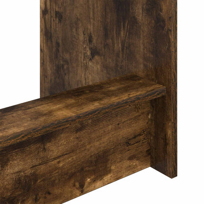 Postelový Stůl Kouřový Dub Kompozitní Dřevo 100 X 45 X 75 Cm
