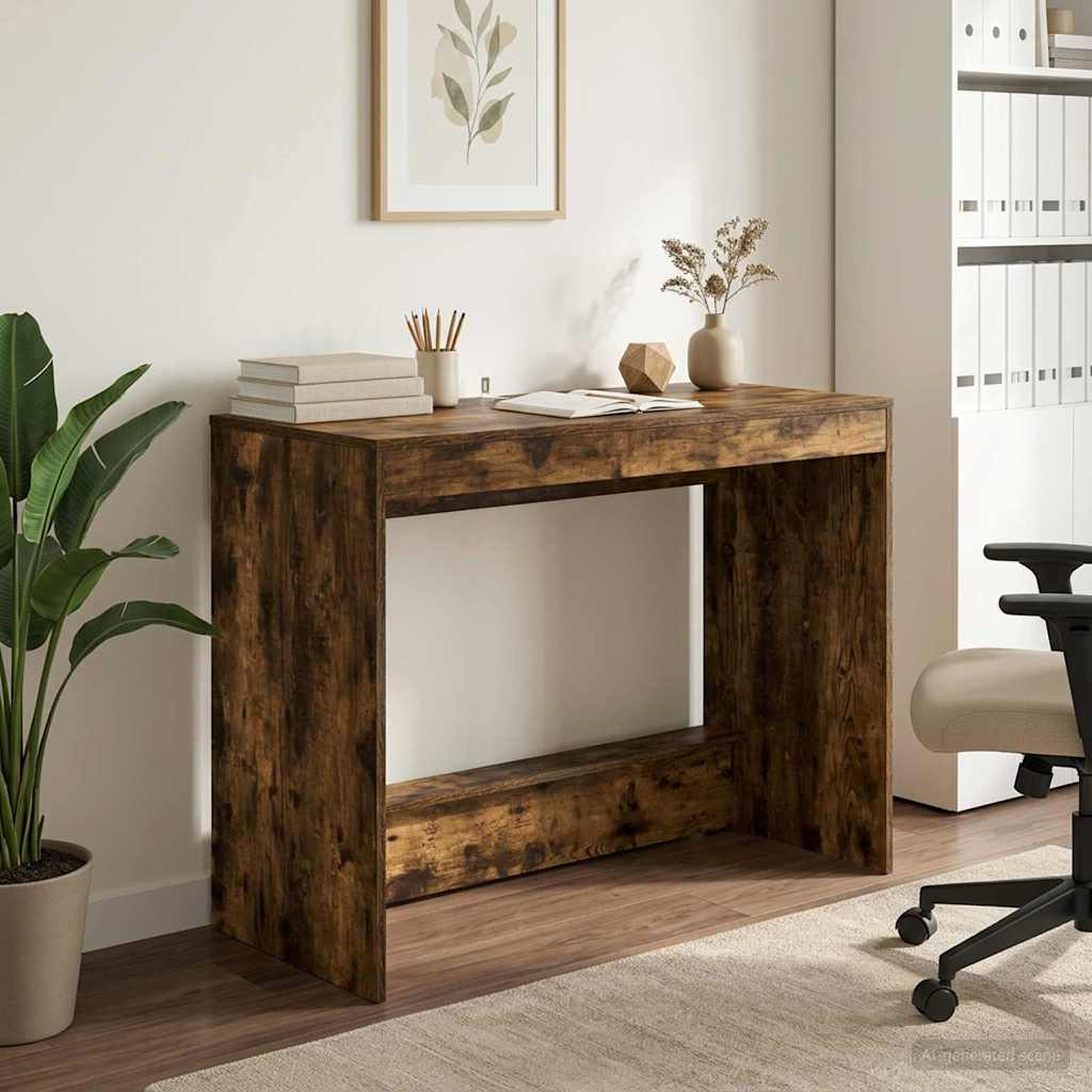 Postelový Stůl Kouřový Dub Kompozitní Dřevo 100 X 45 X 75 Cm