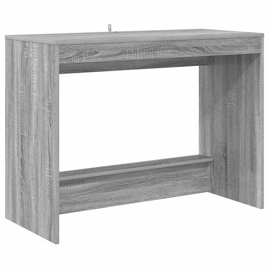 Postelový Stůl Šedý Sonoma Kompozitní Dřevo 100 X 45 X 75 Cm