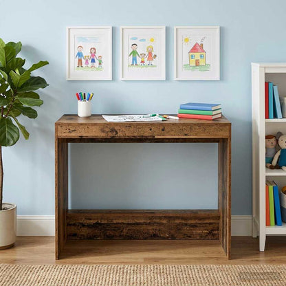 Postelový Stůl Staré Dřevo Kompozitní Dřevo 100 X 45 X 75 Cm
