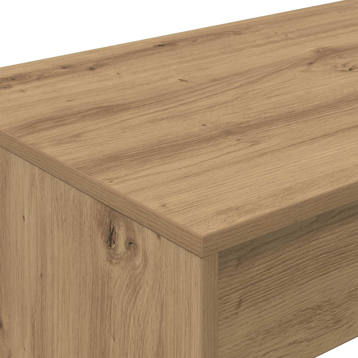 Postelový Stůl Dub Artisan Kompozitní Dřevo 100 X 45 X 75 Cm
