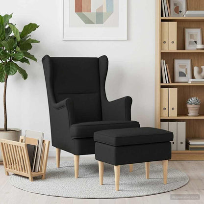 Křeslo S Podnožkou 2 Ks Textil