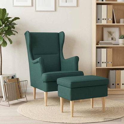 Křeslo S Podnožkou 2 Ks Textil