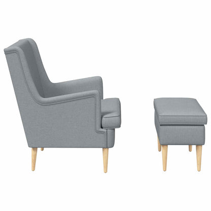 Křeslo S Podnožkou 2 Ks Textil