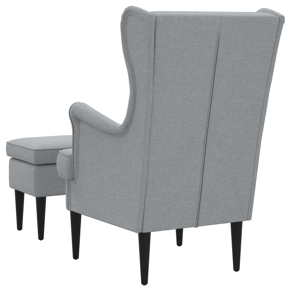 Křeslo S Podnožkou 2 Ks Textil