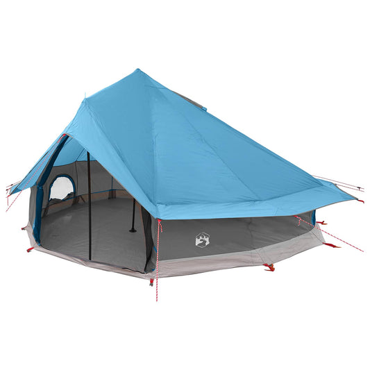 Tipi Stan Se Střechou Modrá 700 X 700 X 395 Cm Polyester A Ocel