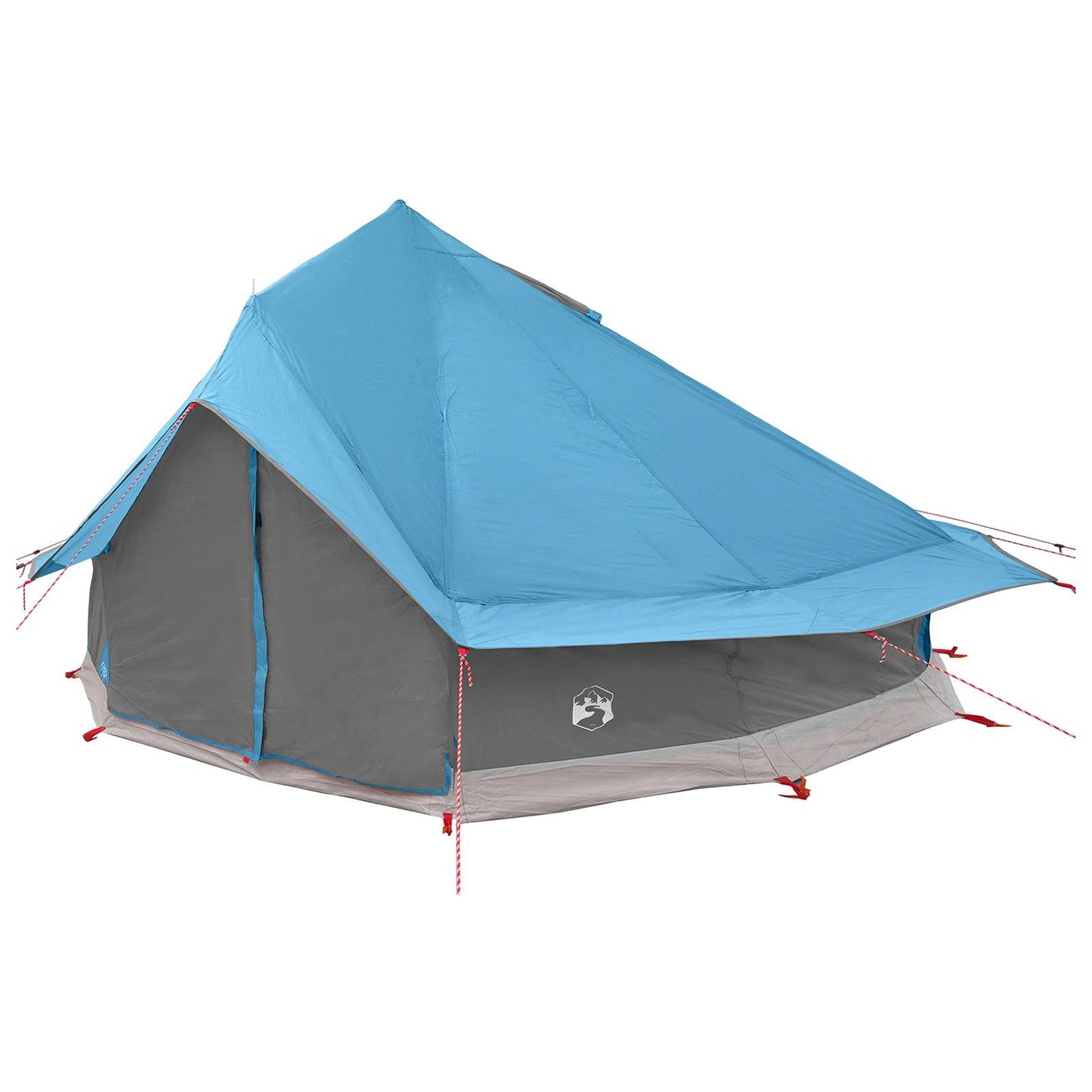 Tipi Stan Se Střechou Modrá 700 X 700 X 395 Cm Polyester A Ocel