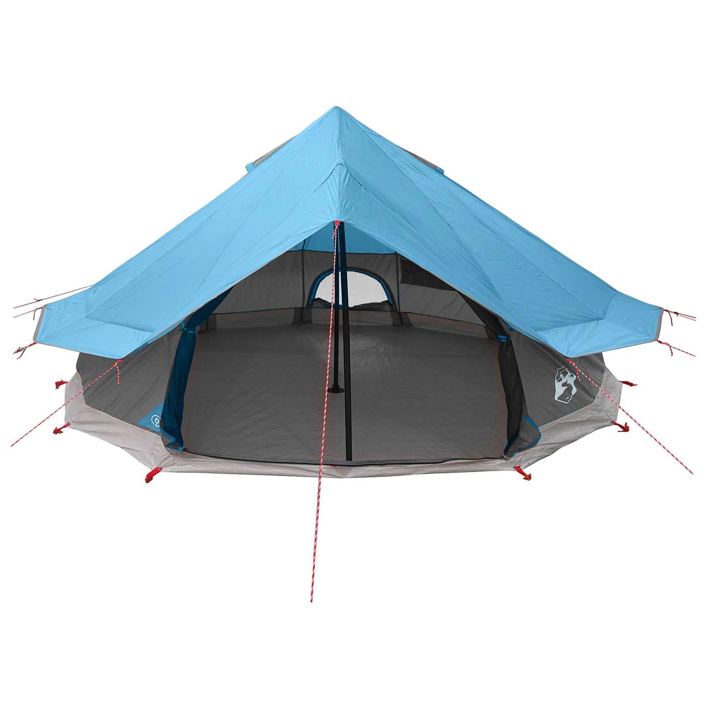Tipi Stan Se Střechou Modrá 700 X 700 X 395 Cm Polyester A Ocel