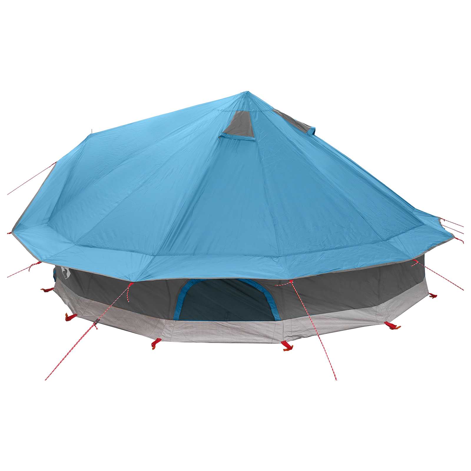 Tipi Stan Se Střechou Modrá 700 X 700 X 395 Cm Polyester A Ocel