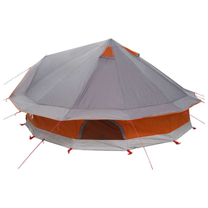 Tipi Stan Šedá A Oranžová 700 X 700 X 395 Cm Polyester A Ocel