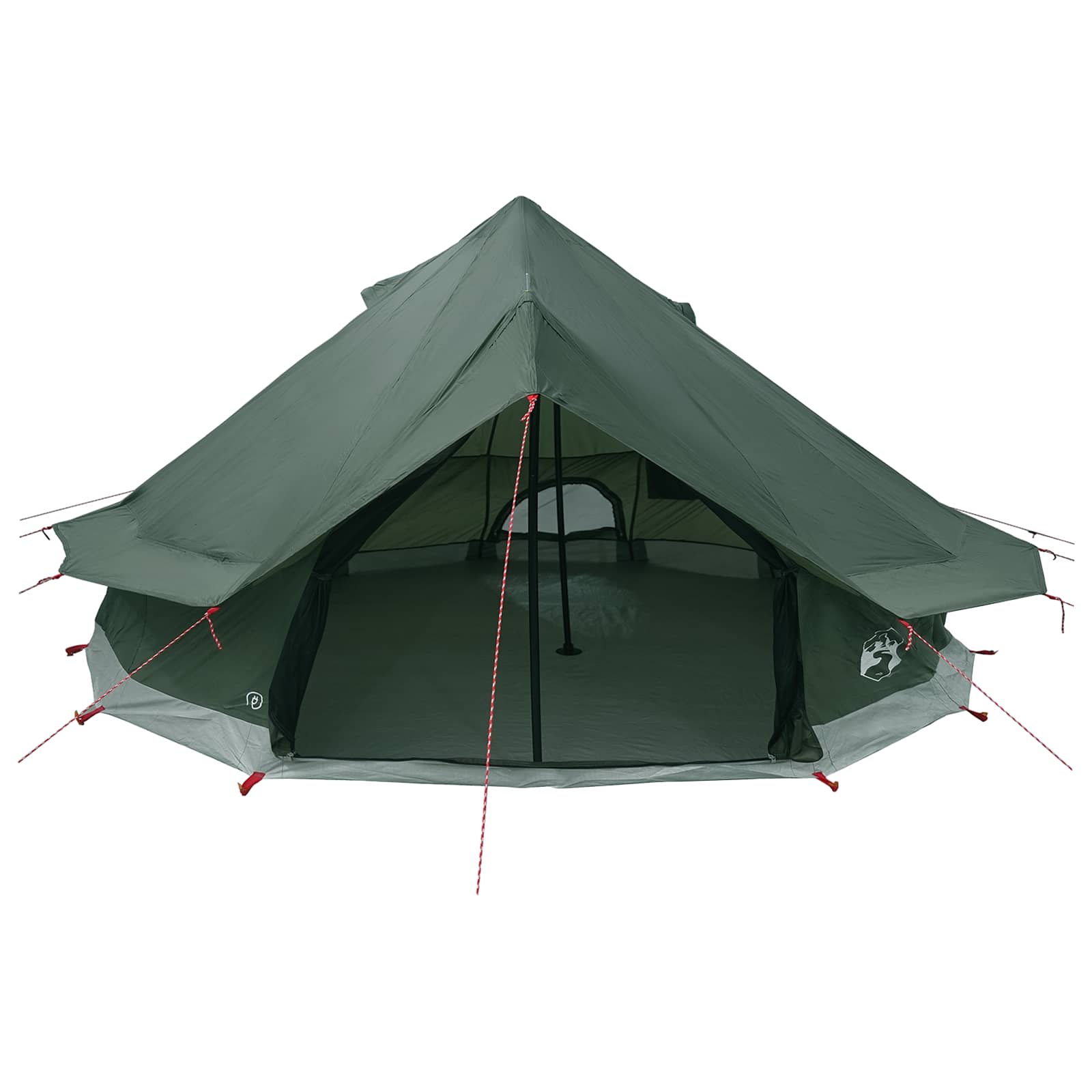 Tipi Stan Armádně Zelená 700 X 700 X 395 Cm Polyester A Ocel