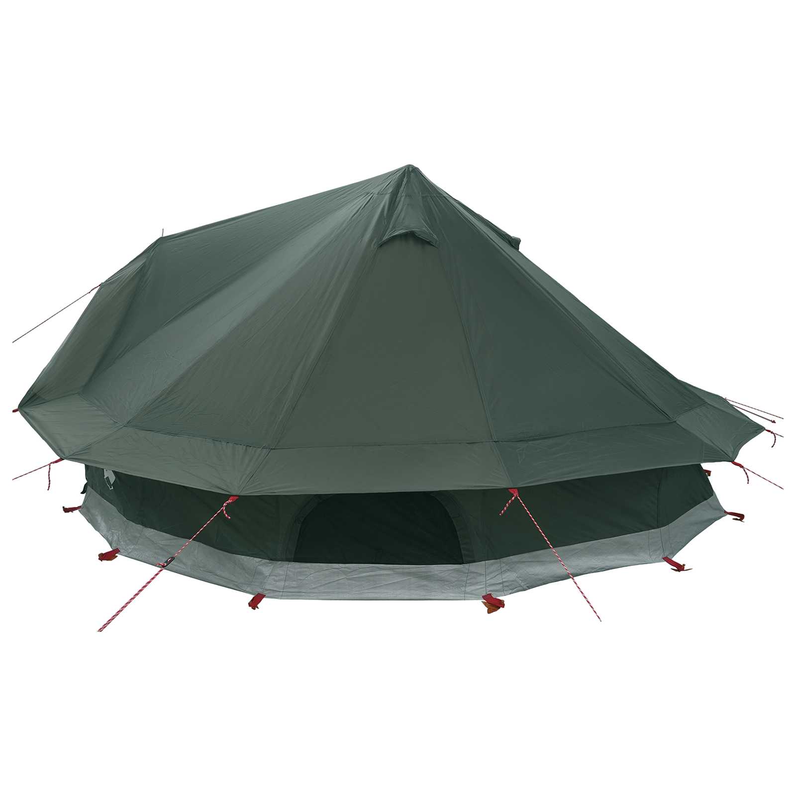 Tipi Stan Armádně Zelená 700 X 700 X 395 Cm Polyester A Ocel