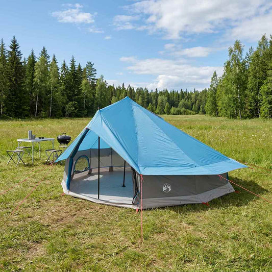 Tipi Stan 20 Osoba Modrá Polyester A Ocel