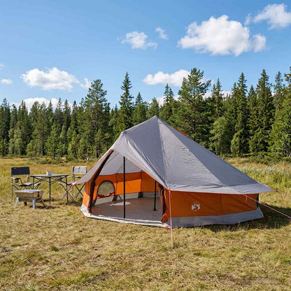 Tipi Stan 20 Osoba Šedá A Oranžová Polyester A Ocel