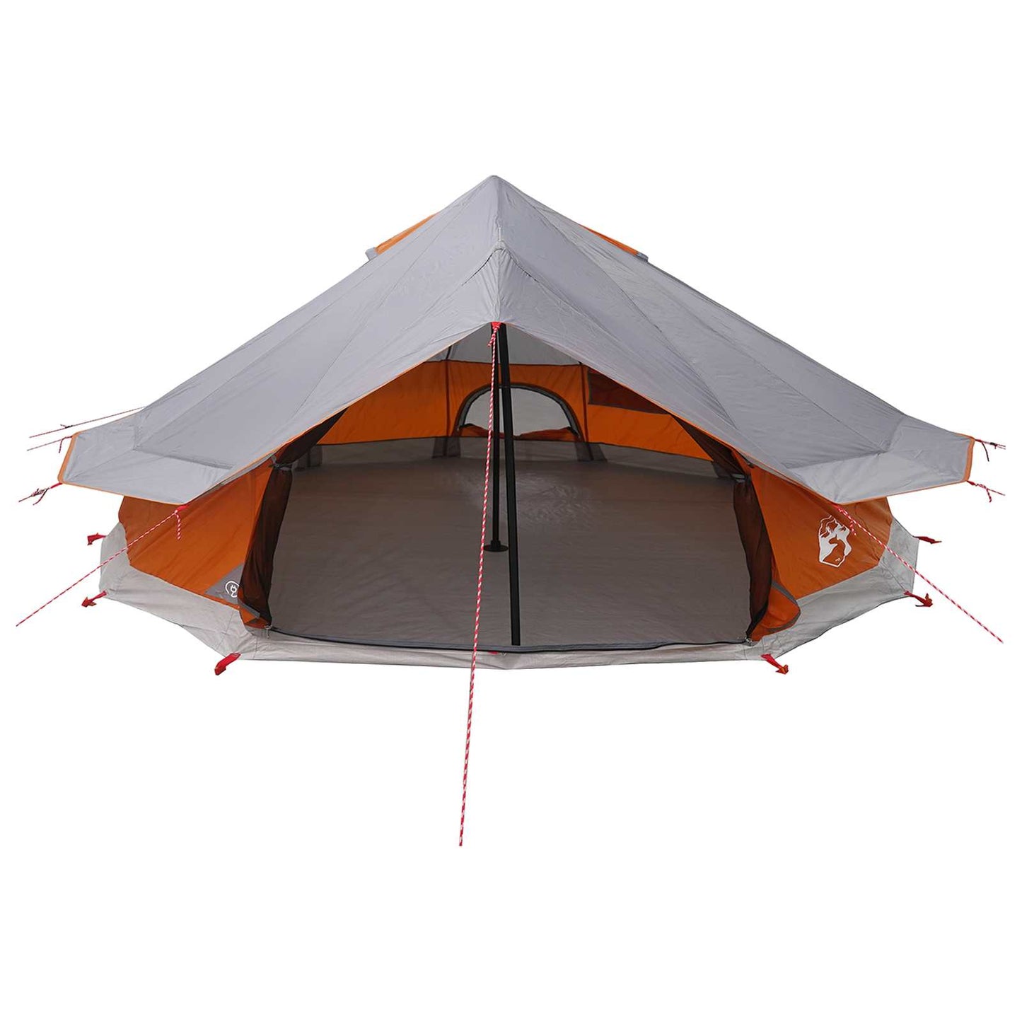 Tipi Stan 20 Osoba Šedá A Oranžová Polyester A Ocel