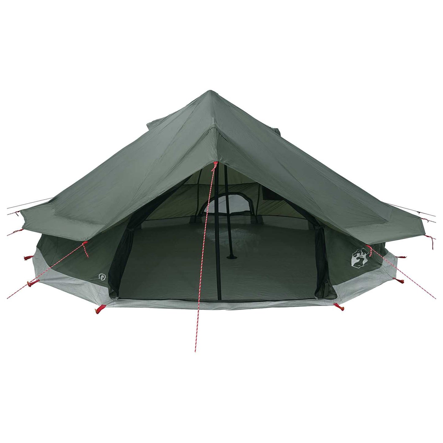 Tipi Stan 20 Osoba Armádně Zelená Polyester A Ocel