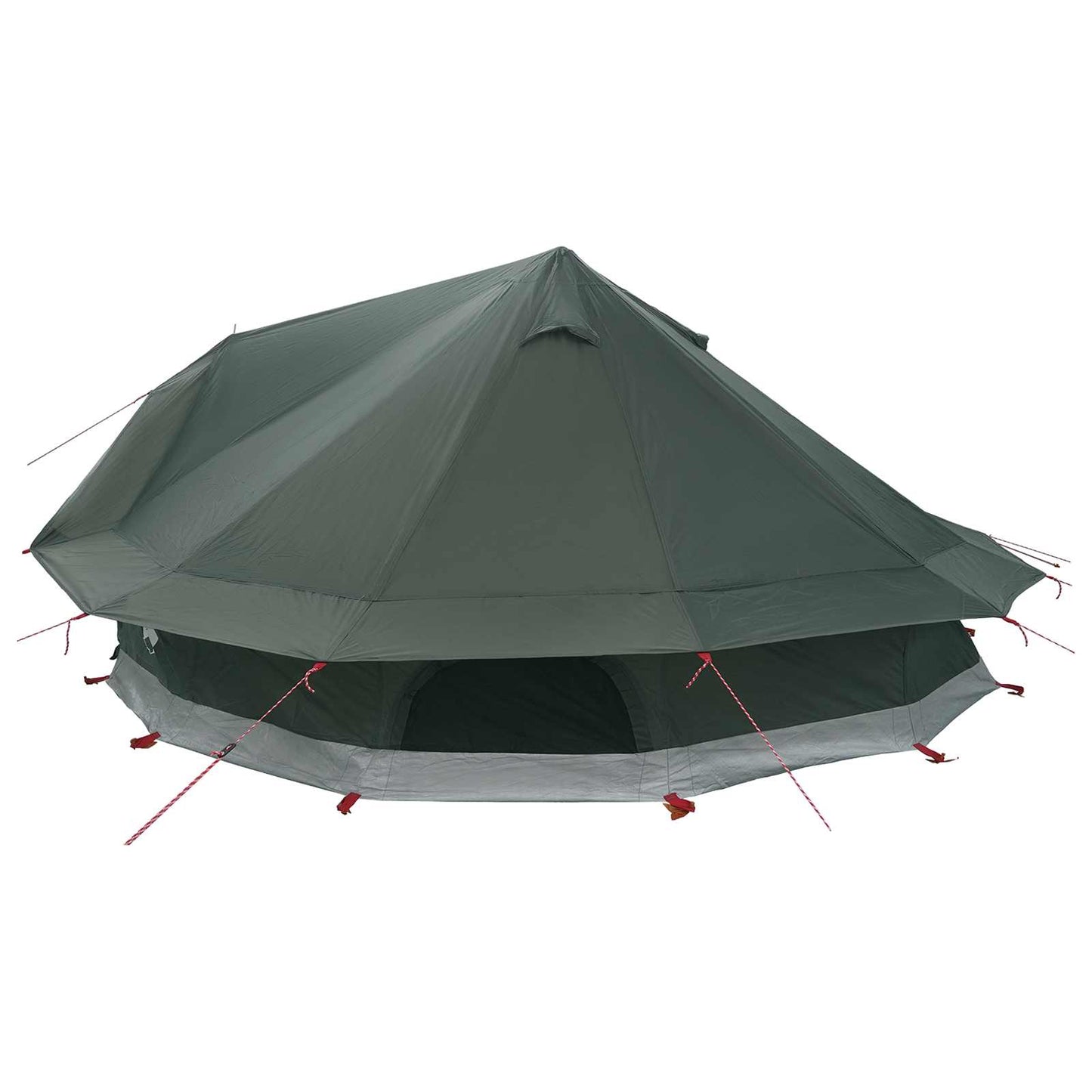 Tipi Stan 20 Osoba Armádně Zelená Polyester A Ocel