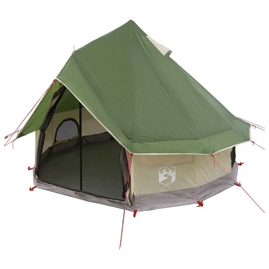 Tipi Stan Se Střechou Zelená 250 X 250 Cm Polyester A Ocel