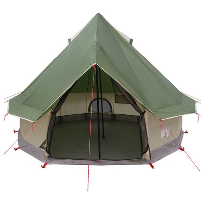 Tipi Stan Se Střechou Zelená 250 X 250 Cm Polyester A Ocel