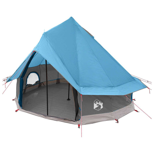 Tipi Stan Se Střechou Modrá 250 X 250 Cm Polyester A Ocel