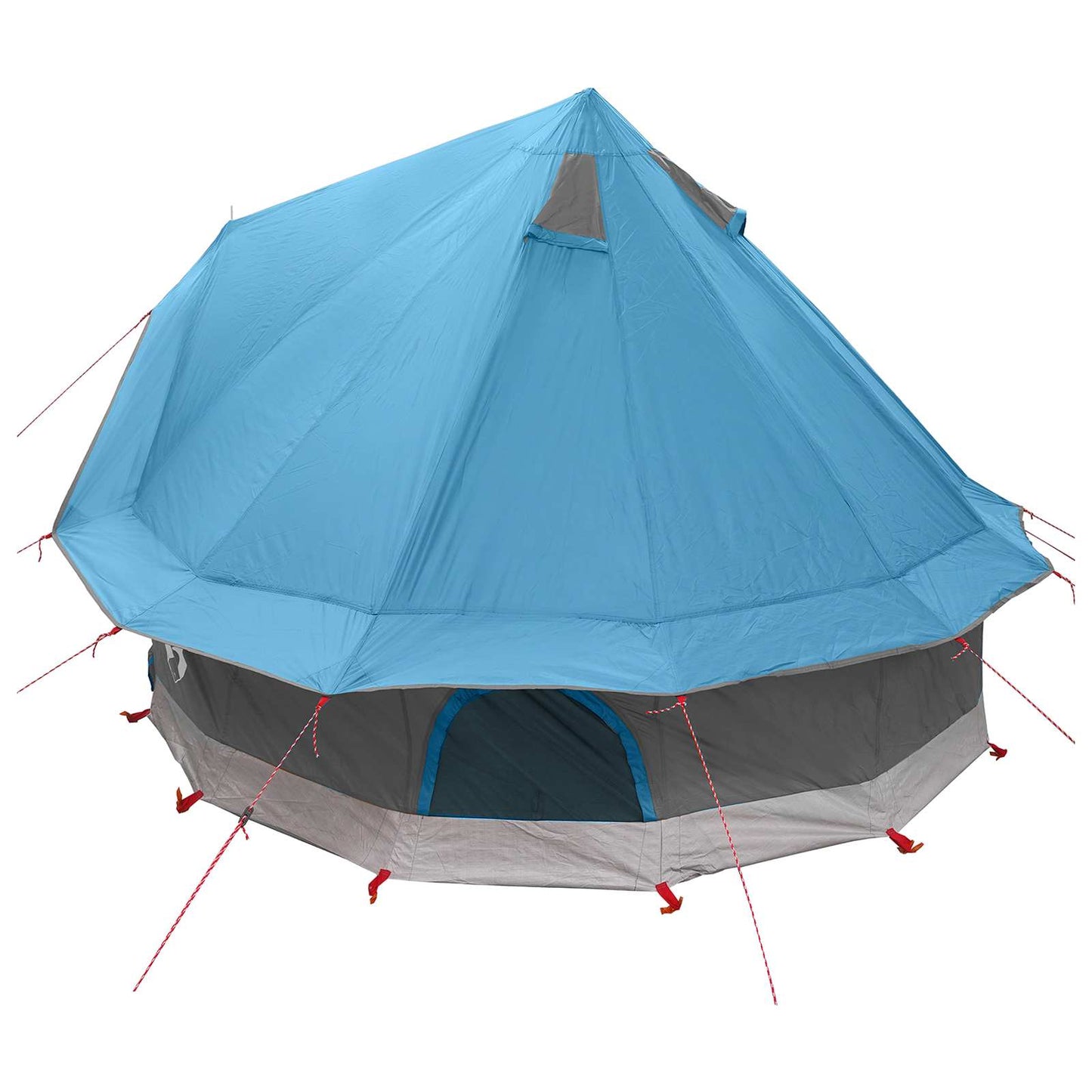Tipi Stan Se Střechou Modrá 250 X 250 Cm Polyester A Ocel