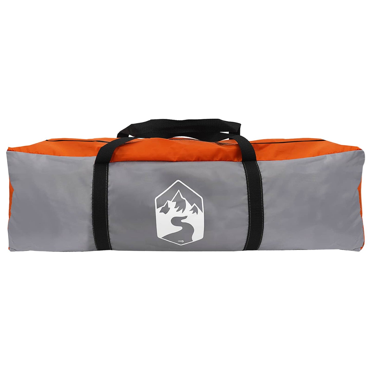 Tipi Stan Šedá A Oranžová 250 X 250 Cm Polyester A Ocel