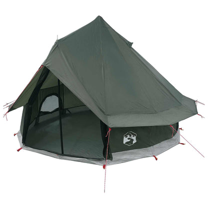 Tipi Stan Armádně Zelená 250 X 250 Cm Polyester A Ocel