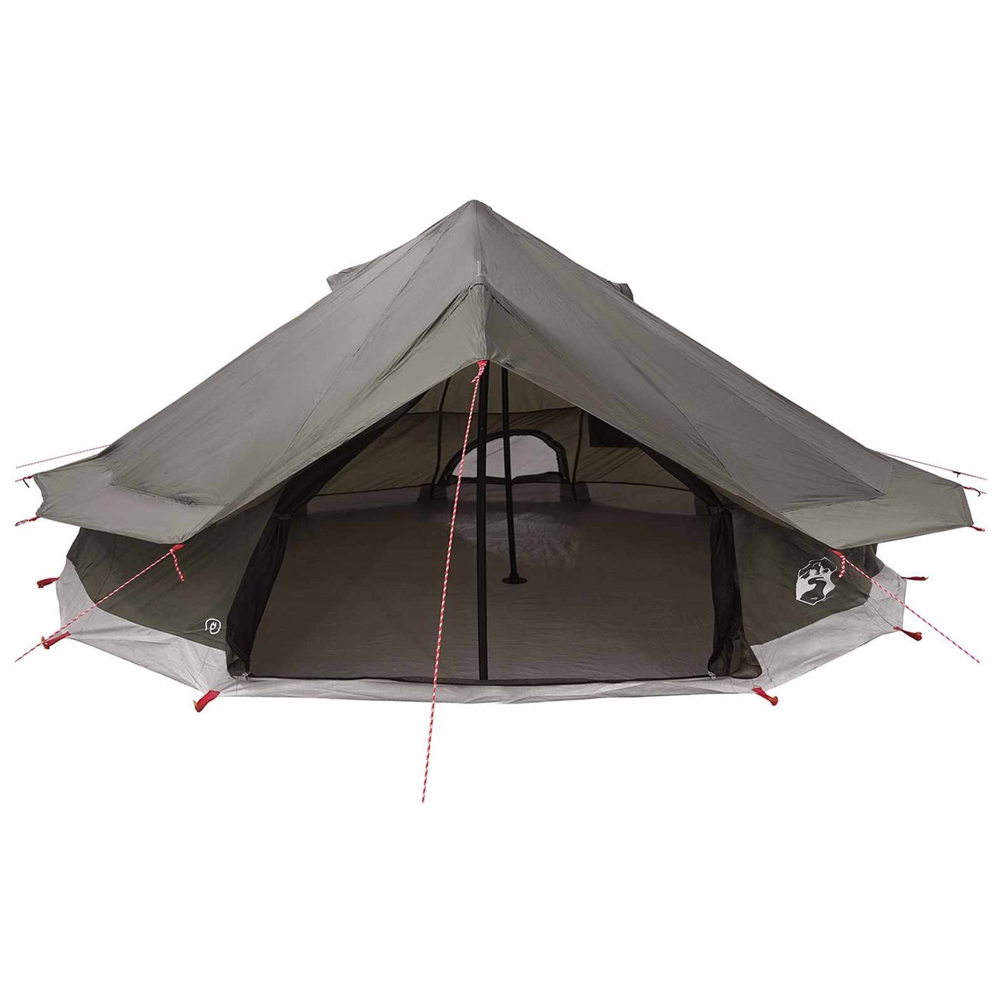 Tipi Stan 20 Osoba Hnědošedý Polyester A Ocel