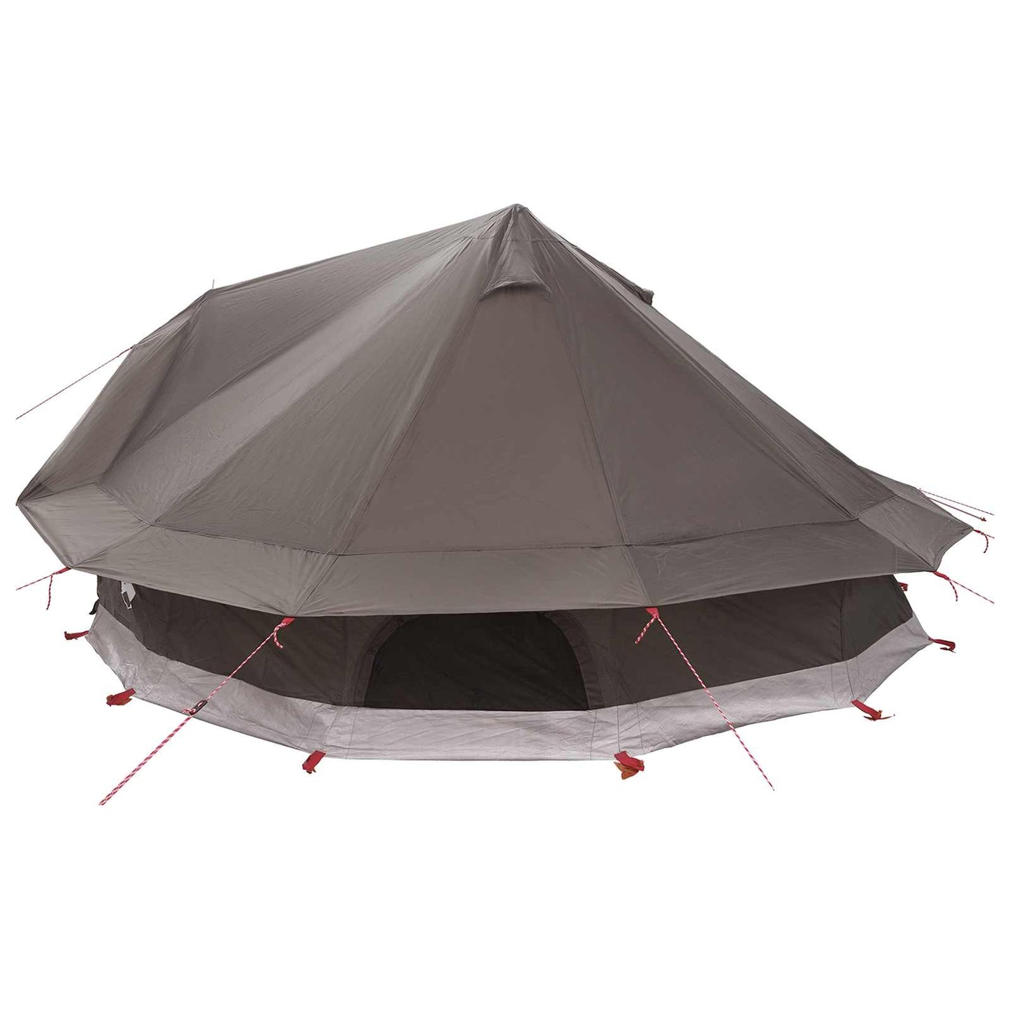 Tipi Stan 20 Osoba Hnědošedý Polyester A Ocel