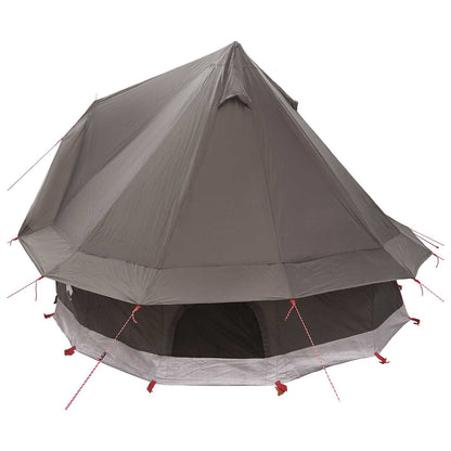 Tipi Stan Se Střechou Hnědošedý 250 X 250 Cm Polyester A Ocel